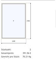 Drutex Kunststoff Fenster 1180x1700 Lichtgrau Schleswig-Holstein - Katharinenheerd Vorschau