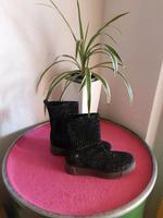 Plateau-Stiefelette mit Strickschaft Gr.37 von Jette Brandenburg - Brandenburg an der Havel Vorschau