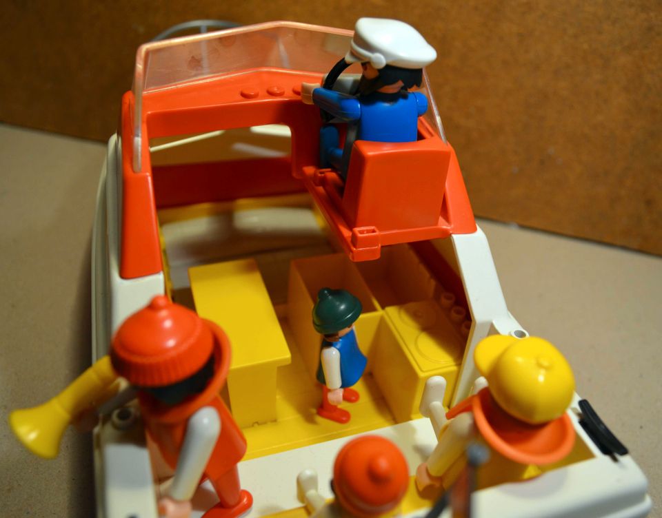Playmobil 3498 Klicky Schiff Boot mit Figuren Selten Rar ! in Dresden