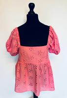 Kurzarmbluse|rosa|boho|blumen|asos Design Bayern - Roßtal Vorschau