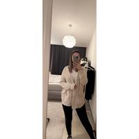 Hollister oversize Cardigan Strickjacke XS/S Creme Beige Weiß Nordrhein-Westfalen - Haan Vorschau