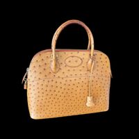 Hermès Bolide 35 Handtasche Straußenleder cognac Ref. 25412909 Bayern - Ebersberg Vorschau