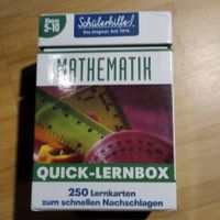 Schülerhilfe Mathematik Quick-Lernbox Kalsse 5-10 250 Lernkarten Parchim - Landkreis - Plate Vorschau