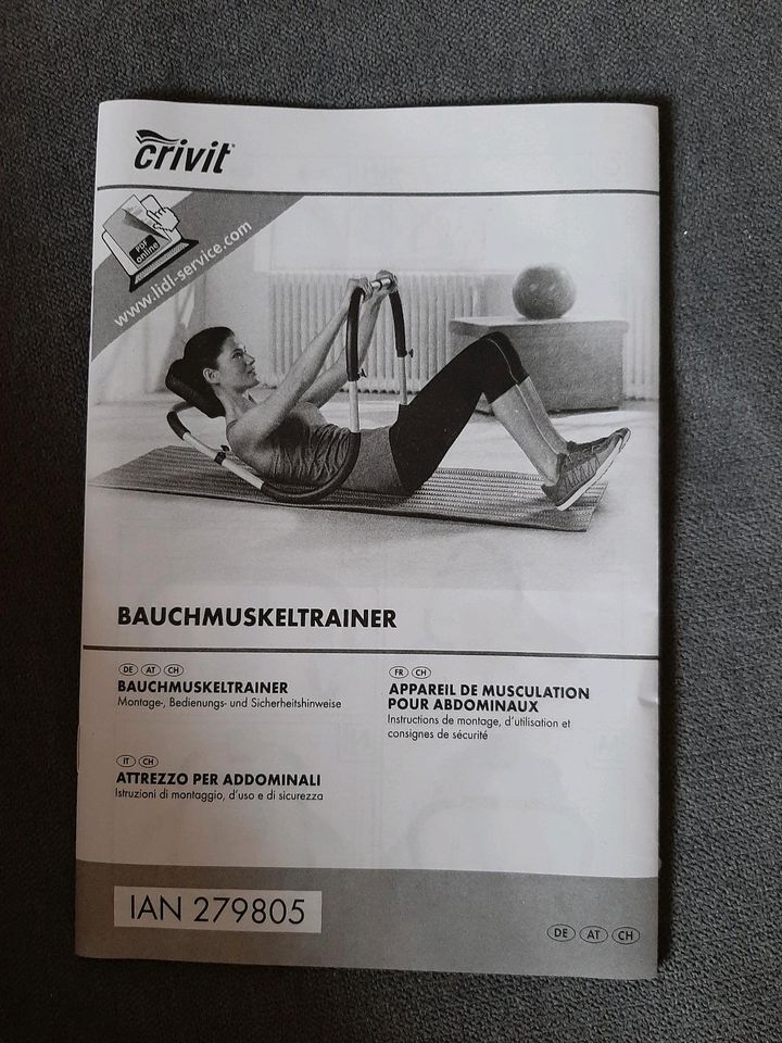 Neuwertig CRIVIT Bauchmuskeltrainer m Anleitung in Nordrhein-Westfalen -  Bornheim | eBay Kleinanzeigen ist jetzt Kleinanzeigen