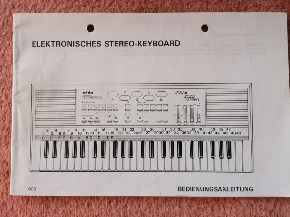 elektronisches Stereo Keyboard von Elta  CL 8008 in Henstedt-Ulzburg