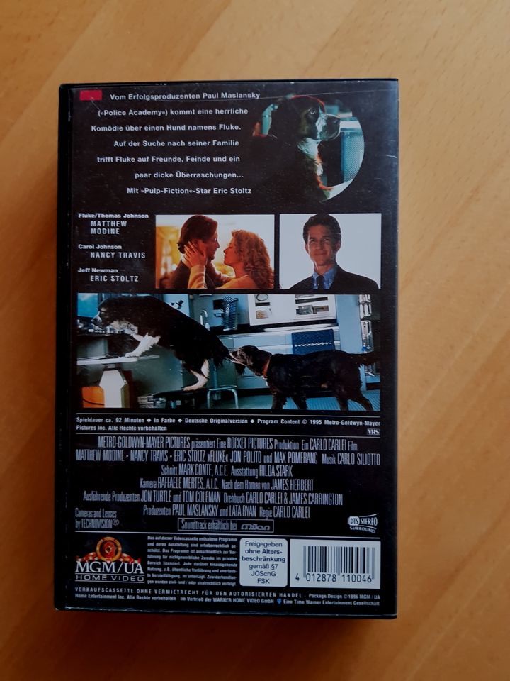Fluke, ein Hund ist auch nur ein Mensch VHS Kassette in Hessen - Dornburg |  eBay Kleinanzeigen ist jetzt Kleinanzeigen