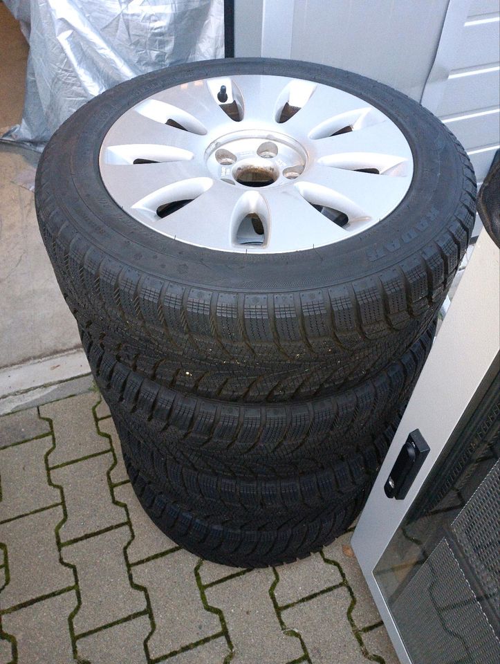 205 55 R16 91H Komplett Winter Räder M+S Reifen Audi VW Skoda VAG in Bernau