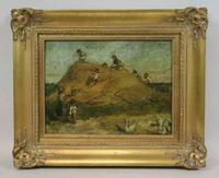 Kunst Malerei Gemälde Öl auf Holz Antik von Karoly Kotasz 1921 Bielefeld - Stieghorst Vorschau