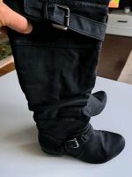 Schwarze Lederstiefel Bayern - Schwanstetten Vorschau