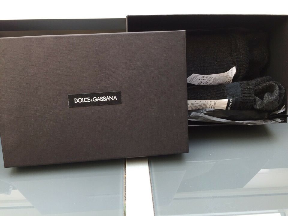 2 x Kniestrümpfe Dolce & Gabbana neu m Etikett in Box Gr M in Lohfelden