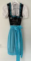 Dirndl, Mini, Türkis, schwarz, Gr. 36/S, Bluse Bayern - Bobingen Vorschau