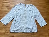 Boden schöne Bluse weiß Creme Seide Hemd Shirt Seidenbluse M 38 Bayern - Würzburg Vorschau