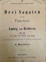 Noten Ludwig von Beethoven  Antikes  Notenbuch von 1890 Bayern - Esselbach Vorschau