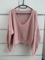 Rosa Crop-Fransenpullover VANEZIA Niedersachsen - Salzhemmendorf Vorschau