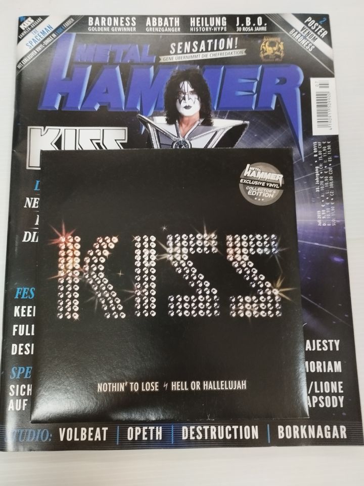 4Metal Hammer Sonderheft von Kiss mit Schallplatte in Berlin