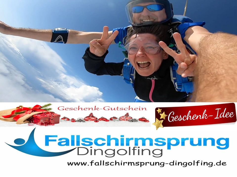 Fallschirmspringen Gutschein Dingolfing Niederbayern in Landshut