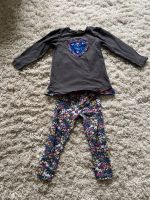 Set oberteil Langarm Leggins Hose 92 98 Blumen Baden-Württemberg - Muggensturm Vorschau