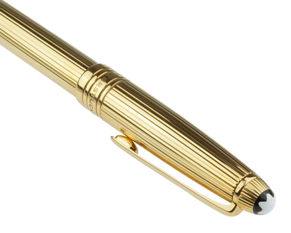 Montblanc Meisterstück Solitaire 750er Solid Gold Kugelschreiber in Pfarrkirchen