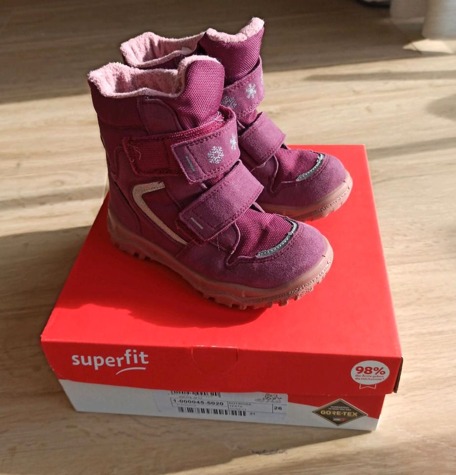 Winterstiefel von Superfit Gr. 26 in Adelshofen (Mittelfranken)