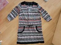 Tchibo leichtes Kleid Gr M 38 Federn bunt Muster Indianer Hessen - Niddatal Vorschau