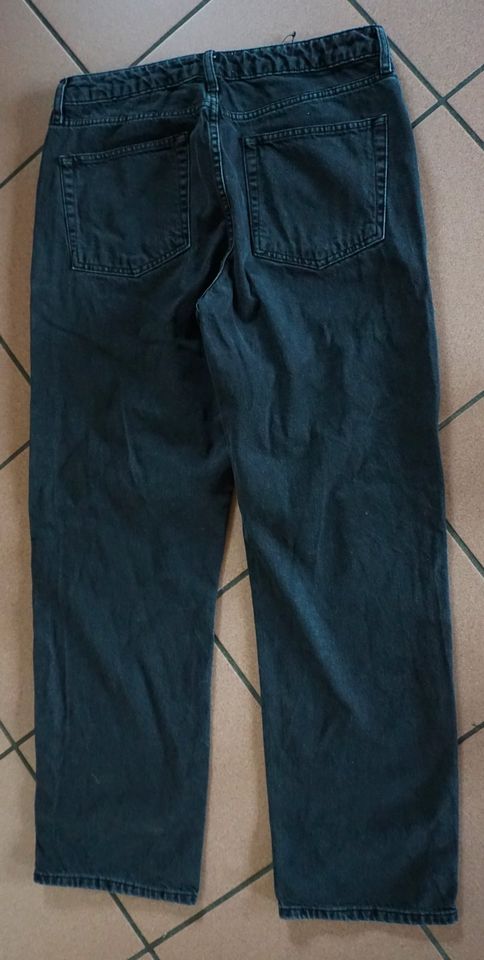 Asos Jeans schwarz weites Bein W34 L30 in Detmold