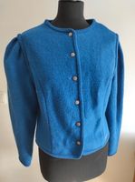 eine blaue Wolljacke mit Knöpfen, Puffärmel, Gr.44 Bayern - Regensburg Vorschau