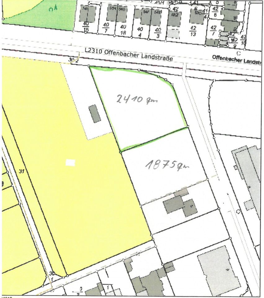 Gewerbegrundstück  Seligenstadt  1875qm  - 15 min. zum Flughafen! in Seligenstadt