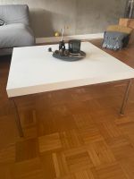 Couch Sofa Tisch weiß Edelstahl 80/80 Duisburg - Duisburg-Süd Vorschau