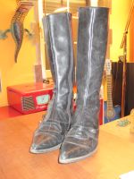 Vintage Echtleder Pixie Stiefel Goth Punk Elf Schwarz Grösse 37 Hessen - Homberg (Efze) Vorschau