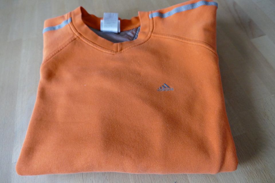 Adidas Pulli, Orange Gr. L in Kamen