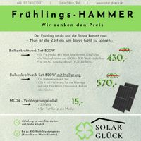 ☘️ Balkonkraftwerk Set 890W / Solar / Photovoltaikanlage ☘️ Baden-Württemberg - Wannweil Vorschau