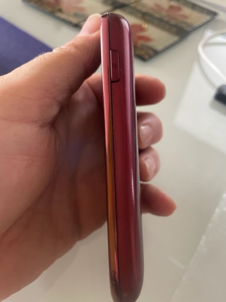 Samsung mobile La Fleur Wave Y Handy rot gut erhalten,Akku defekt in Alfter