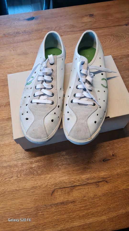 Fred Perry unlined cycling schuhe weiß Gr.46(keine Boss, Gucci) in Berlin