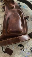 Herren Vintage Echtleder Schultertasche Baden-Württemberg - Mannheim Vorschau