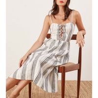 Reformation 100% Leinen Midikleid Schnürung Cut-Out Boho XS Baden-Württemberg - Durmersheim Vorschau