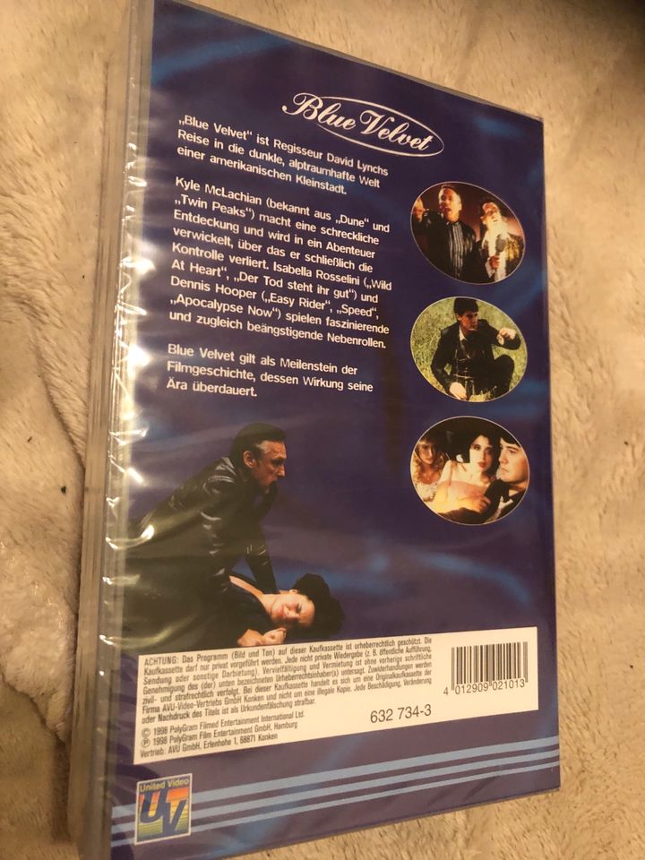 Blue Velvet (David Lynch) VHS, OVP in Folie in Freden