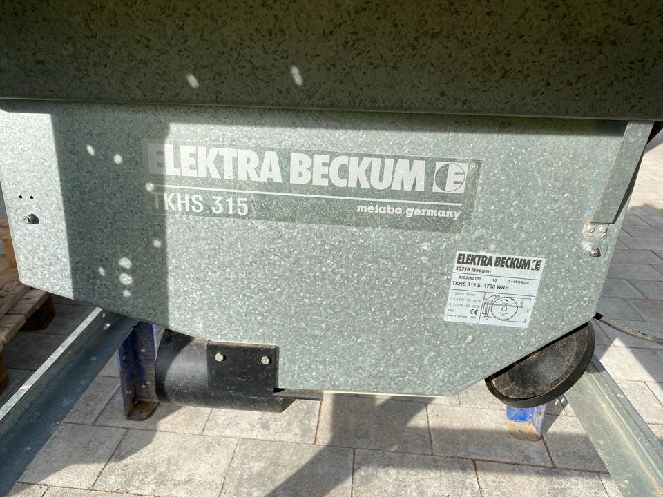 Kreissäge Elektra Beckum TKHS 315 in Hohenpolding