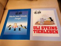 Uli Stein Cartoons 2 Bücher Tierleben, Macht kein'Scheiß, Jungs! Thüringen - Mihla Vorschau
