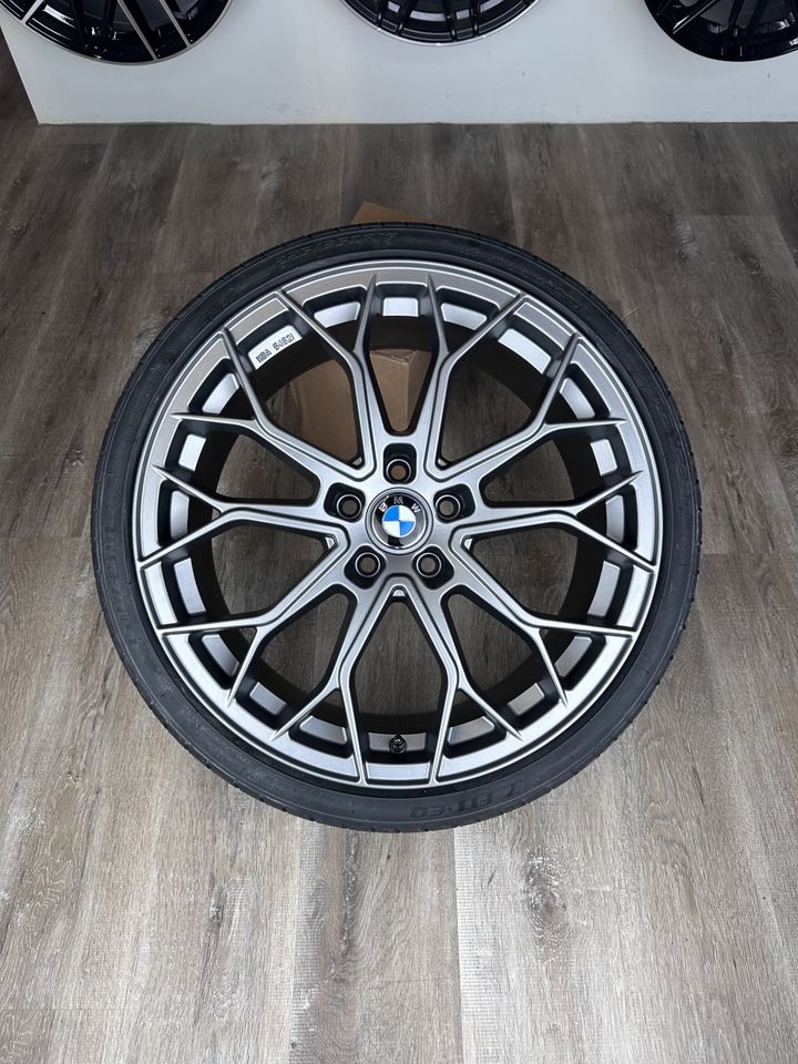 FF Wheels FF01 19 Zoll Sommerräder für BMW X3 X4 F25 F26 G01 G02 X-N1 M Felgen Reifen Räder grau matt e83 ABE Performance 8,5x19 5x120 Sommerreifen Komplettreifen 3er 4er 5er M40d M40i Kompletträder in Neckarsulm