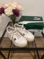 weiß-grüne Puma Mayze Sneaker low Bayern - Baldham Vorschau