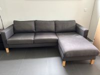Sofa 3-Sitzer mit Récamiere rechts dunkelgrau (IKEA Karlstad) Niedersachsen - Seevetal Vorschau