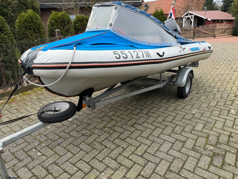 Wiking Boot mit Trailer in Löningen