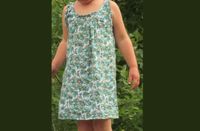 Gr.122 Kleid Sommerkleid leichte Baumwolle grün Blätter Blüten Niedersachsen - Einbeck Vorschau