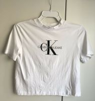 Neues Weißes ,Calvin Klein’ Crop T-Shirt Thüringen - Erfurt Vorschau