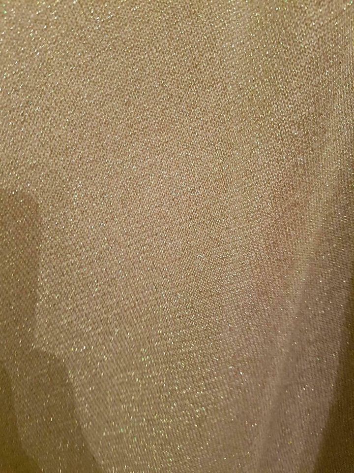 Vero Moda Weste Gold Glitzer Cardigan M Damen in Homburg