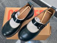 Camper Schuhe  Ballerina Leder dunkelgrün Neu Top Trend Nordrhein-Westfalen - Wassenberg Vorschau