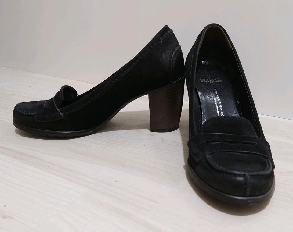 ⭐ Kennel & Schmenger Pumps Wild-Leder Velour Schwarz 36 in Centrum