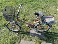 DDR Mifa Klappfahrrad 20 Zoll rot Sachsen-Anhalt - Könnern Vorschau