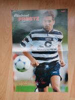 Poster m. Michael Preetz Hertha BSC + Ze Roberto Bayer Leverkusen Hannover - Herrenhausen-Stöcken Vorschau