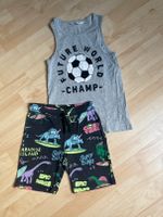 Junge H&M Set Gr. 134 Shorts Hemd Shirt Fußball Dino Brandenburg - Schöneiche bei Berlin Vorschau